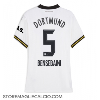 Borussia Dortmund Ramy Bensebaini #5 Maglia Gara Terza Repliche 2024-25 Donna Maniche Corte